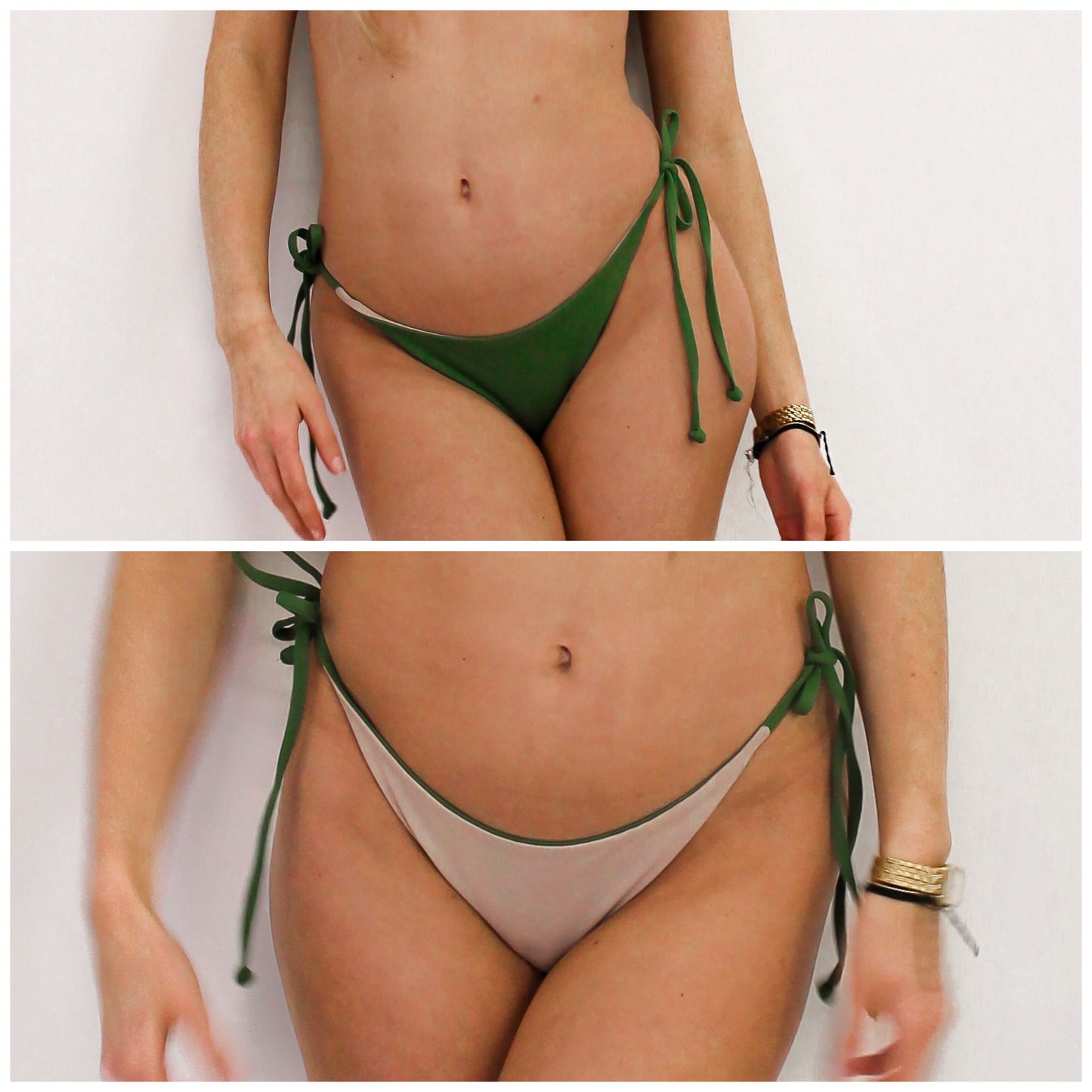Daphne BOTTOM - Green/Beige