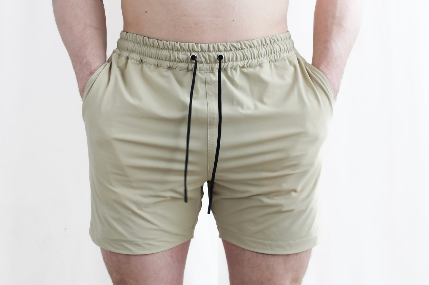 Reversible Shorts - Beige/Bordeau