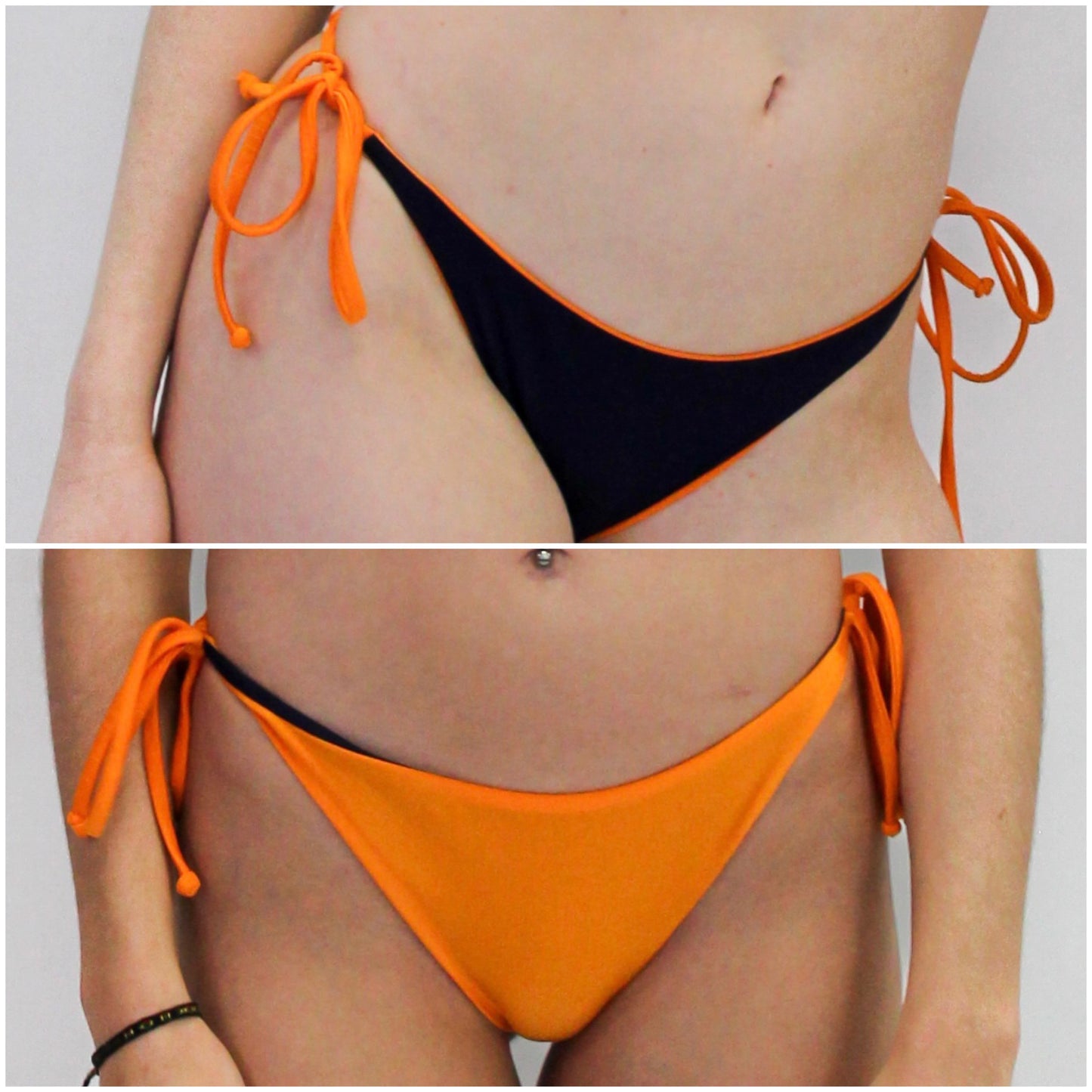 Castalia BOTTOM - Navy Blue/Sparkly Orange
