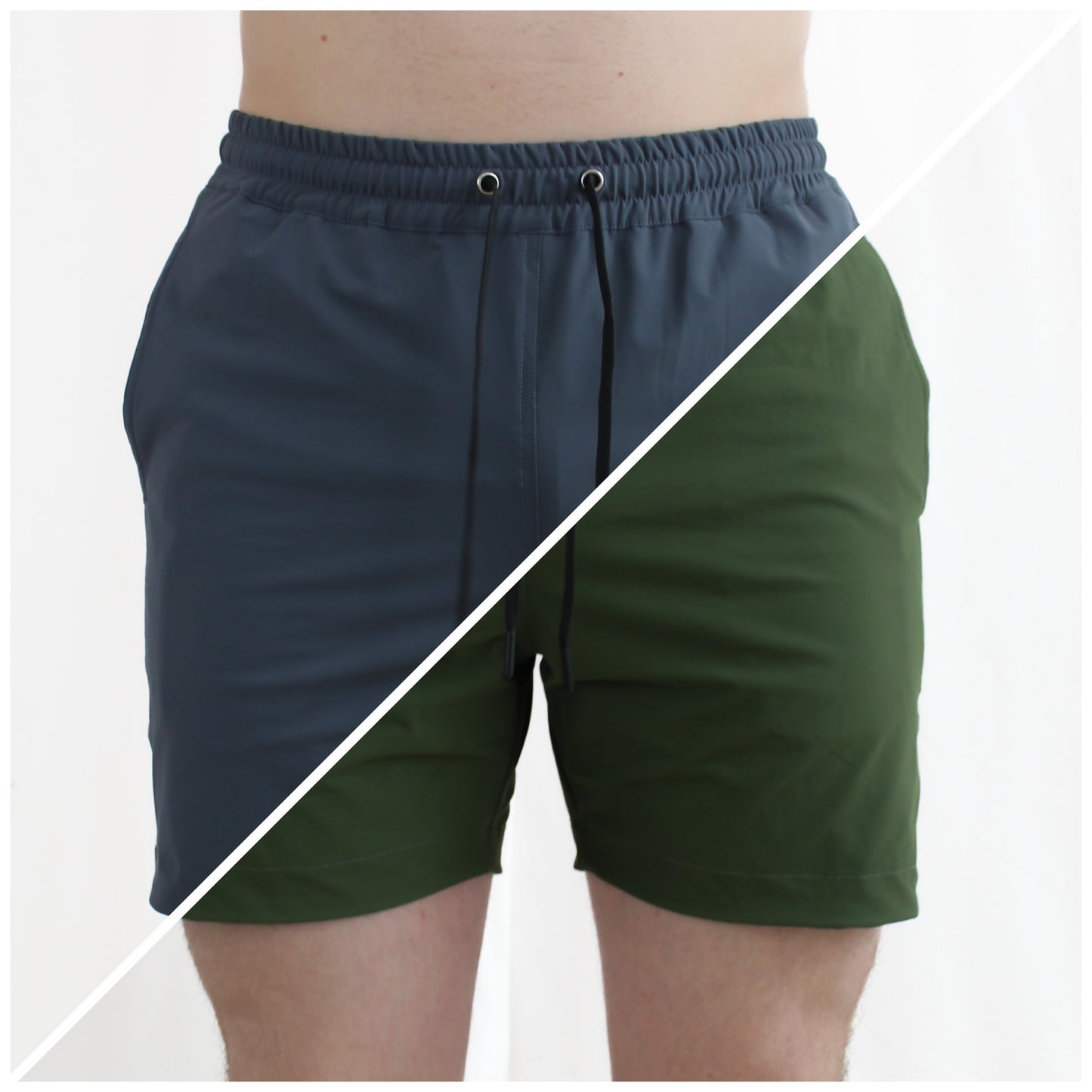 Reversible Shorts - Green/Blue