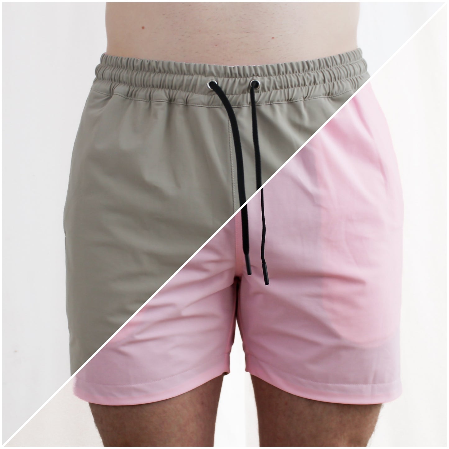 Reversible Shorts - Sand/Light Pink (defect)